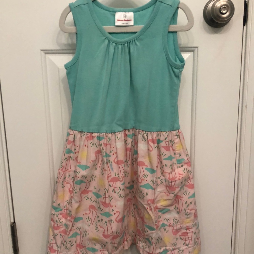 Fun flamingo print dress